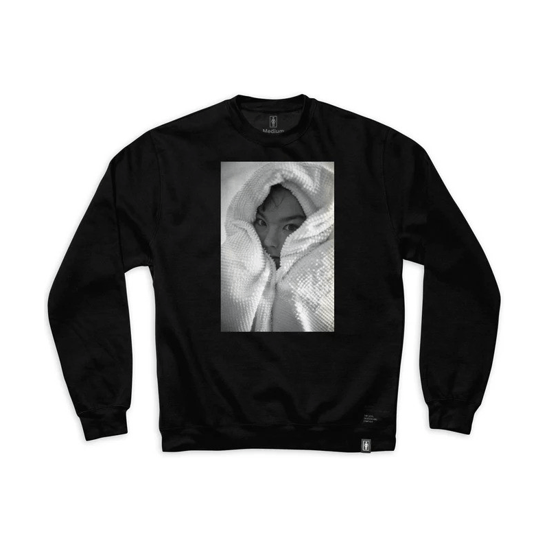 Girl - Spike Jonze Bjork Crew Sweatshirt - Black