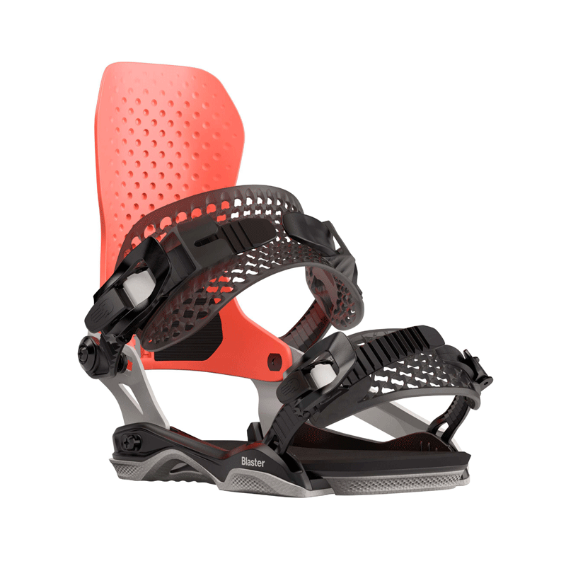 Bataleon - Asymwrap Blaster Bindings - Neon Red/Glacier Grey SALE