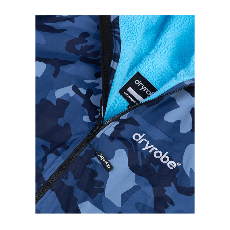 Dryrobe - Advanced Long Sleeve V3 - Blue Camo/Blue