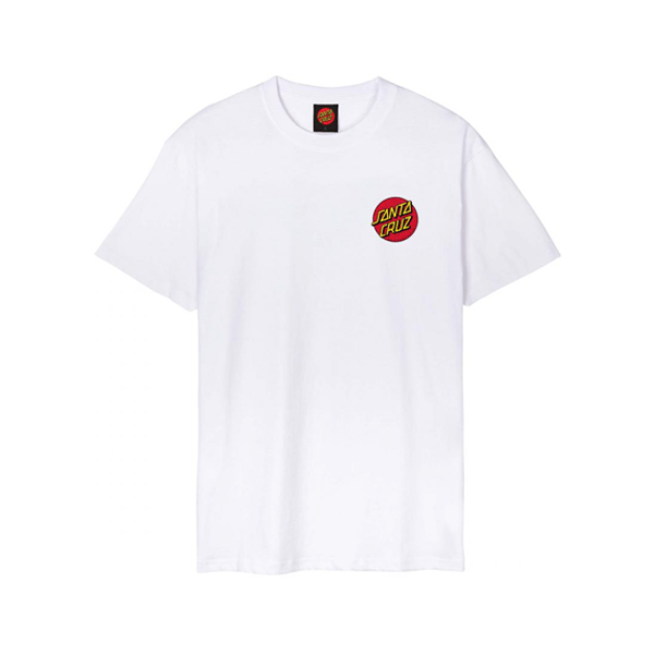 Santa Cruz - Classic Dot T-Shirt - White