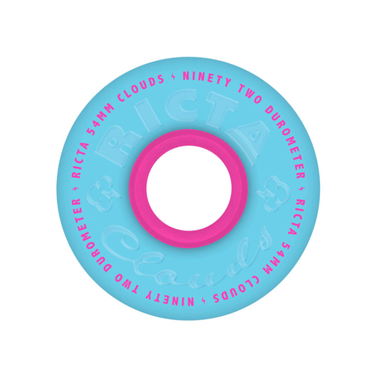 Ricta - Clouds Blue Skateboard Wheels 92A - 54mm
