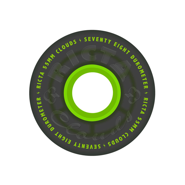 Ricta - Clouds Transparent 78a Green/Black - 55mm