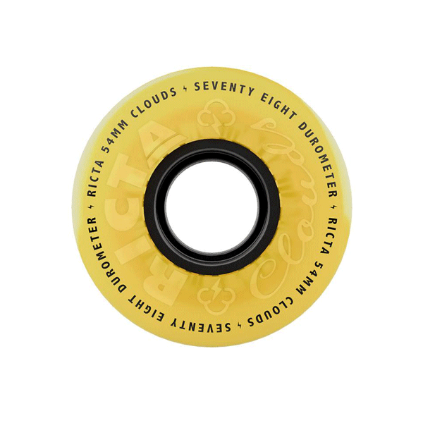 Ricta - Clouds Transparent 78a Yellow/Black - 54mm