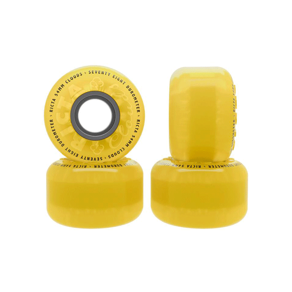 Ricta - Clouds Transparent 78a Yellow/Black - 54mm