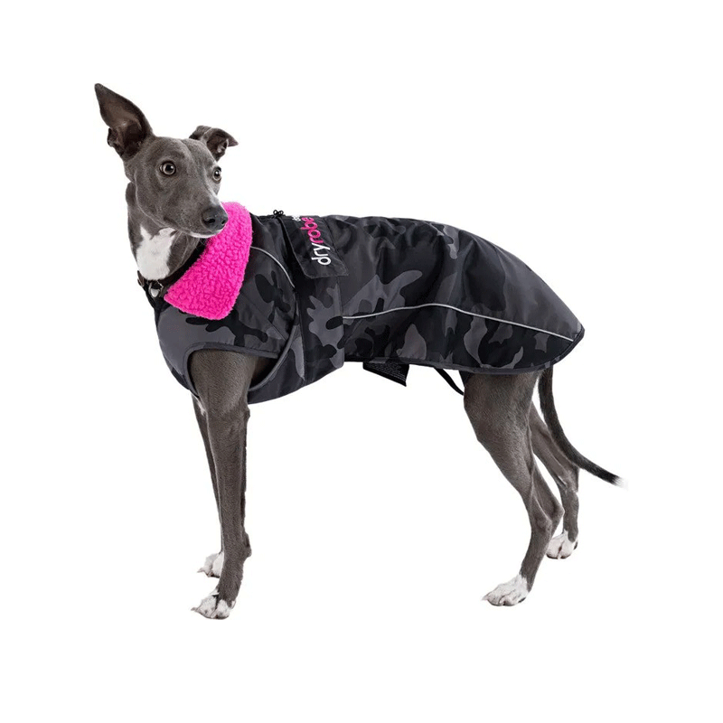 Dryrobe - Dogs V3 - Black Camo/Pink