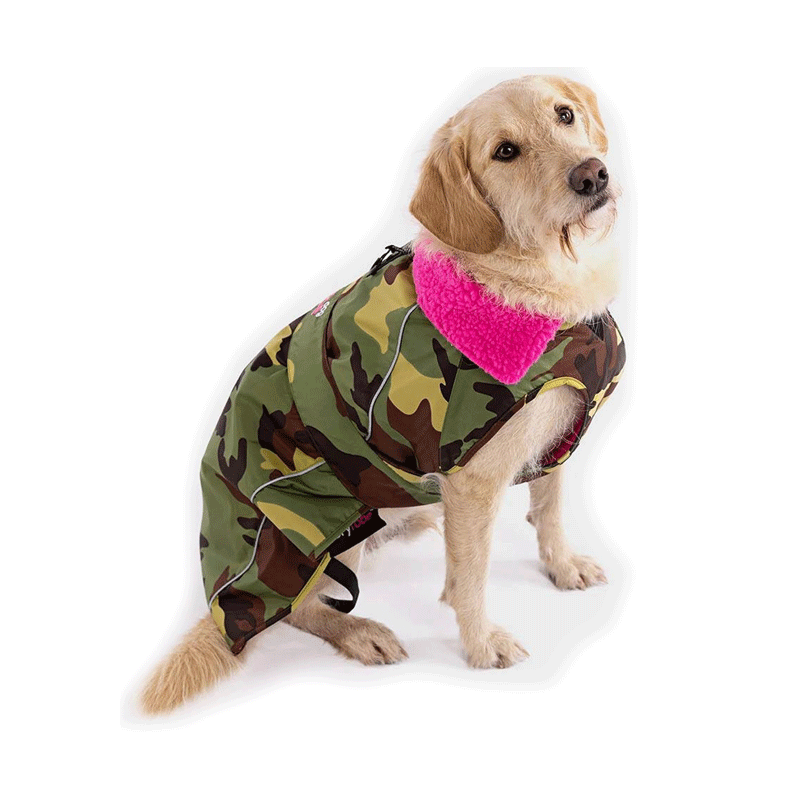 Dryrobe - Dogs V3 - Camo/Pink