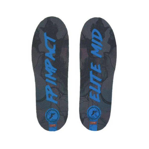 Footprint - Kingfoam Elite Mid Insoles - Black Camo/Blue