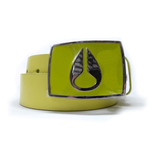 Nixon - Enamel Icon Leather Belt - Lime SALE