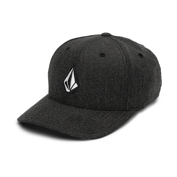 Volcom - Full Stone Hthr Flexfit Hat - Charcoal Heather