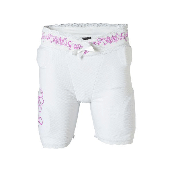 Demon - Women's Flex Force Snowboard Impact Short Pro - White