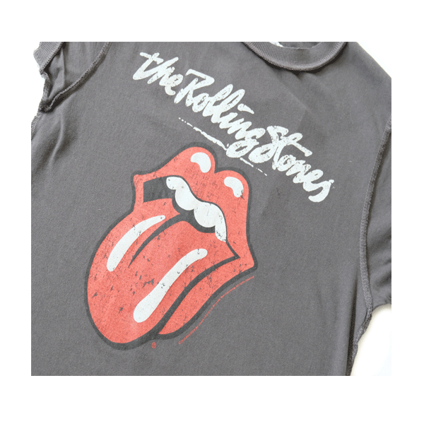 Amplified - Women's Rolling Stones Lick T-Shirt - Charcoal
