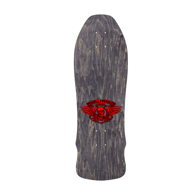 Powell Peralta - GeeGah Skull & Sword '10' Silver Foil Deck - 9.75"