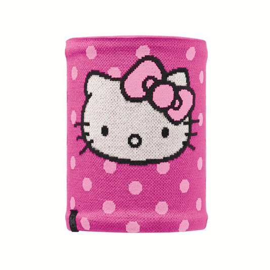 Buff - Kids Neckwarmer Knit & Polar Hello Kitty Dot - Pink/White