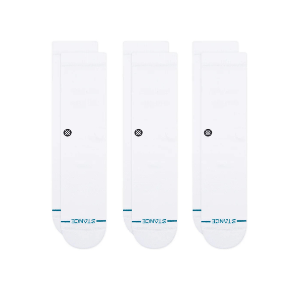 Stance - Icon 3 Pack Socks - White