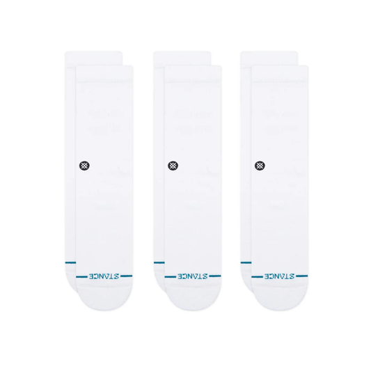 Stance - Icon 3 Pack Socks - White