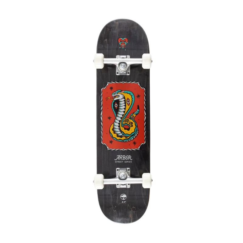 Arbor - Inked Complete Skateboard - 8"