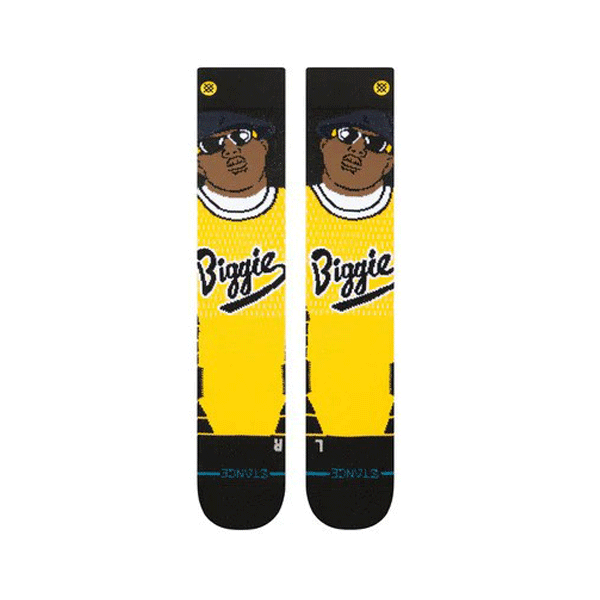 Stance - Juicy Poly OTC Snowboard Socks - Black/Yellow NEW FOR 2025