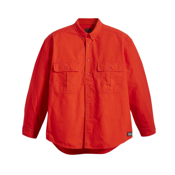 Levi's® Skate - L/S Woven Shirt - Fiery Red SALE