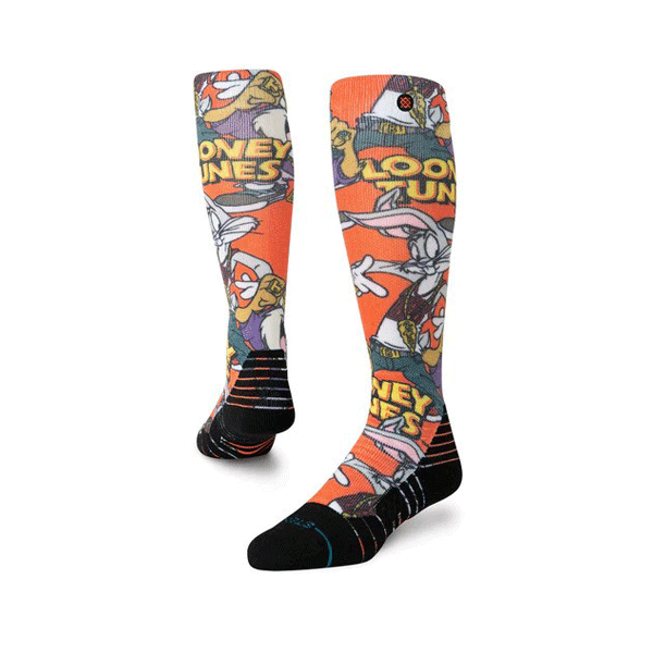 Stance Looney Tunes Mid Poly Snowboard Socks Multicolour NEW FOR 2025 SALE