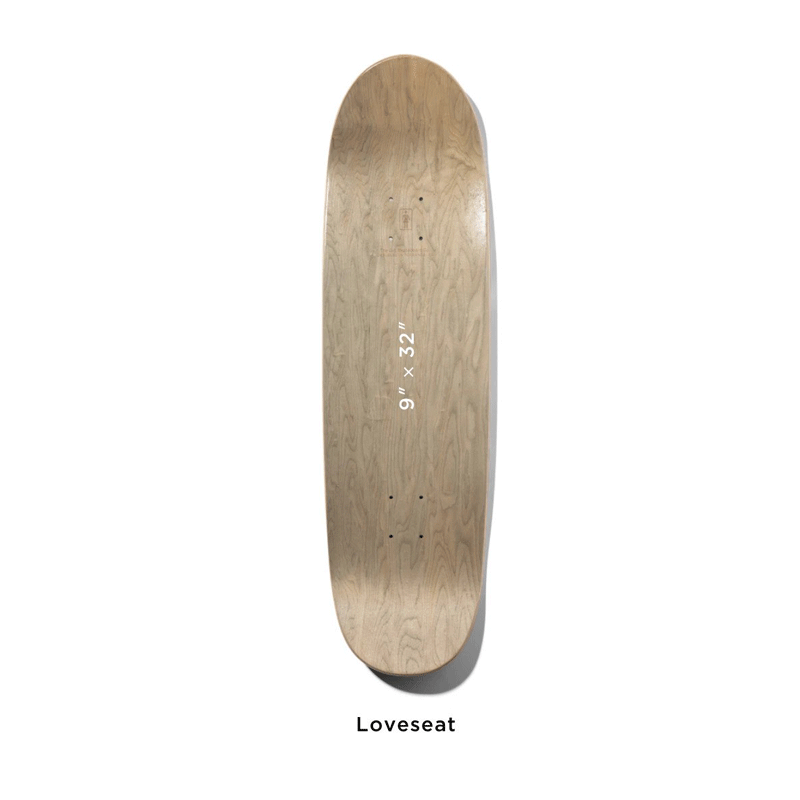 Chocolate - Team Chunk Carl Aikens Loveseat Deck - 9"