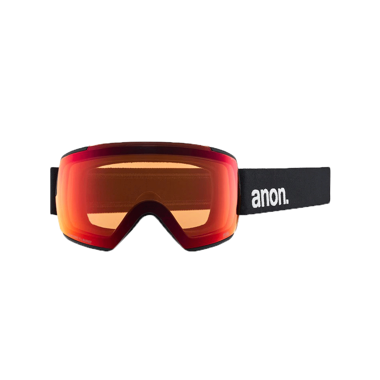 Anon - M5 Goggles Black + Bonus Lens + MFI® Face Mask - Perceive Sunny Red NEW FOR 2025