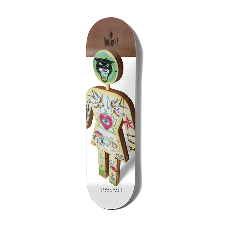 Girl - Modernica x Natas Kaupas Rowan Davis Deck - 8.25"