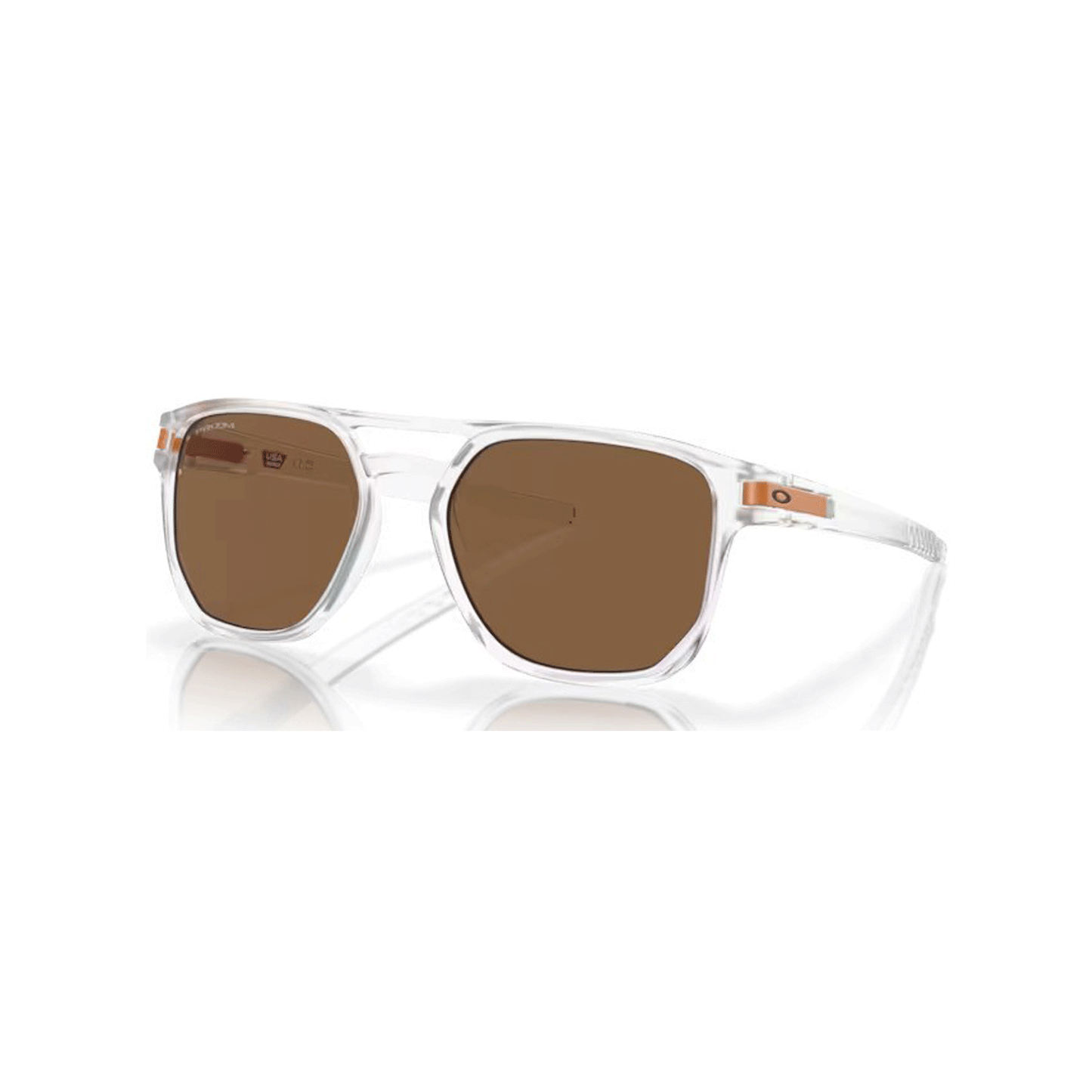 Oakley - Latch Beta Sunglasses - Matte Clear/Prizm Bronze