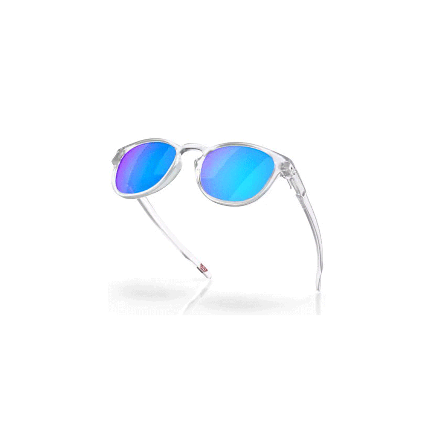 Oakley - Latch Sunglasses - Matte Clear/Prizm Sapphire Polarized