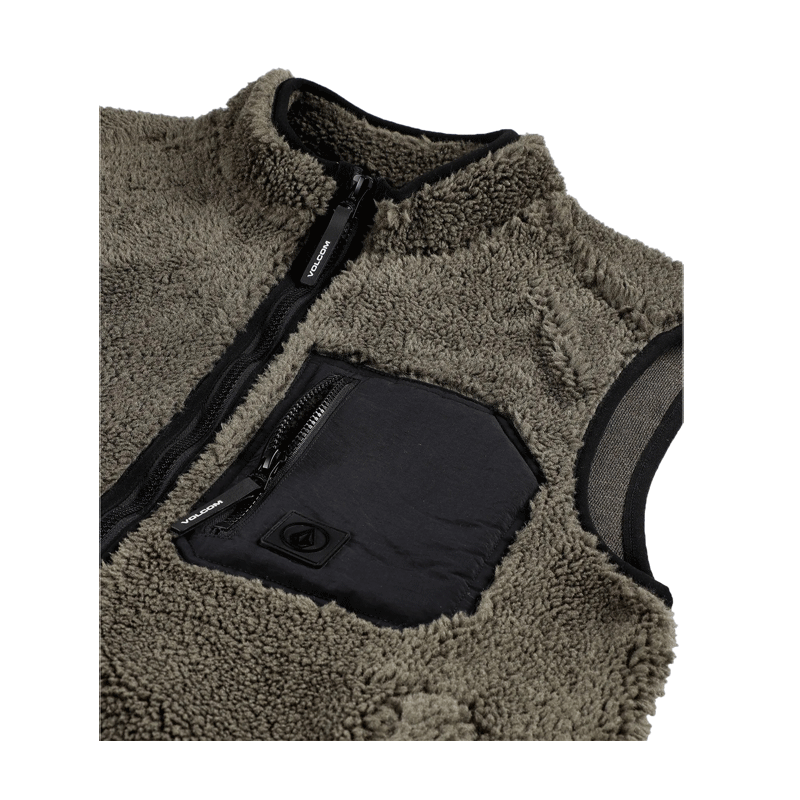 Volcom - Muzzer Fuzzar Vest - Wintermoss