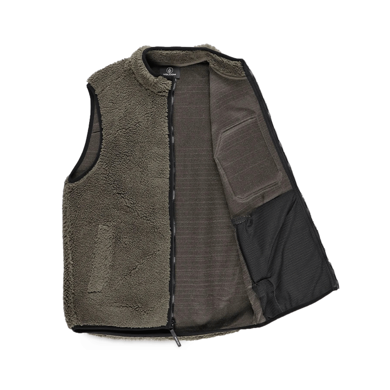 Volcom - Muzzer Fuzzar Vest - Wintermoss