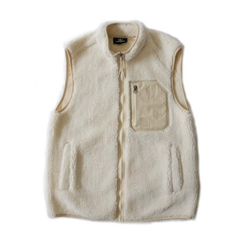 Volcom - Muzzer Fuzzar Vest - Dirty White SALE