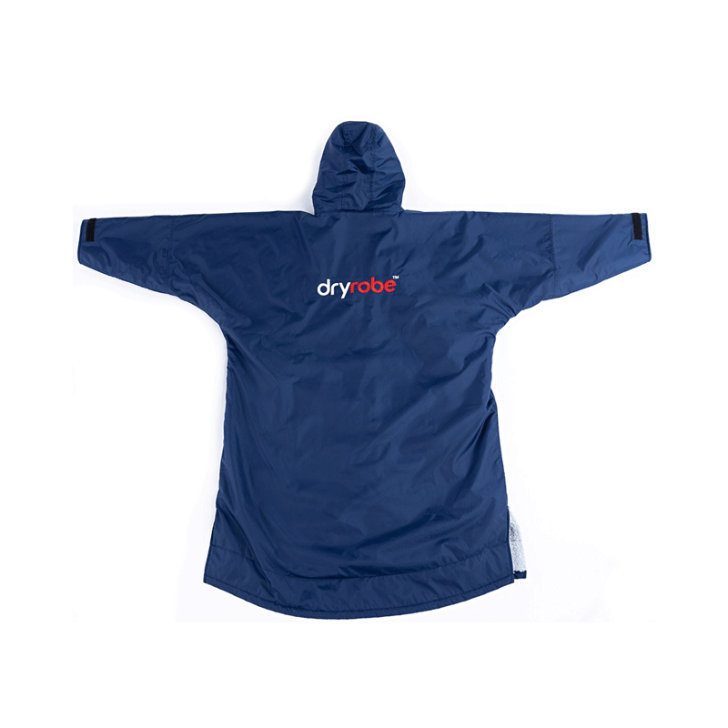 Dryrobe - Advanced Long Sleeve V3 - Navy Blue/Grey