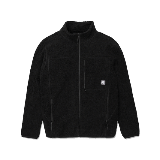 Volcom - Nelson Sherpa Full Zip Fleece Jacket - Black