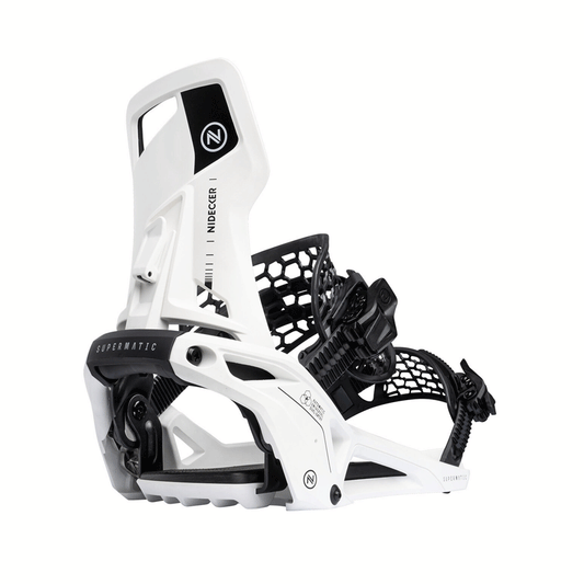 Nidecker - OG Supermatic Bindings - White NEW FOR 2026!