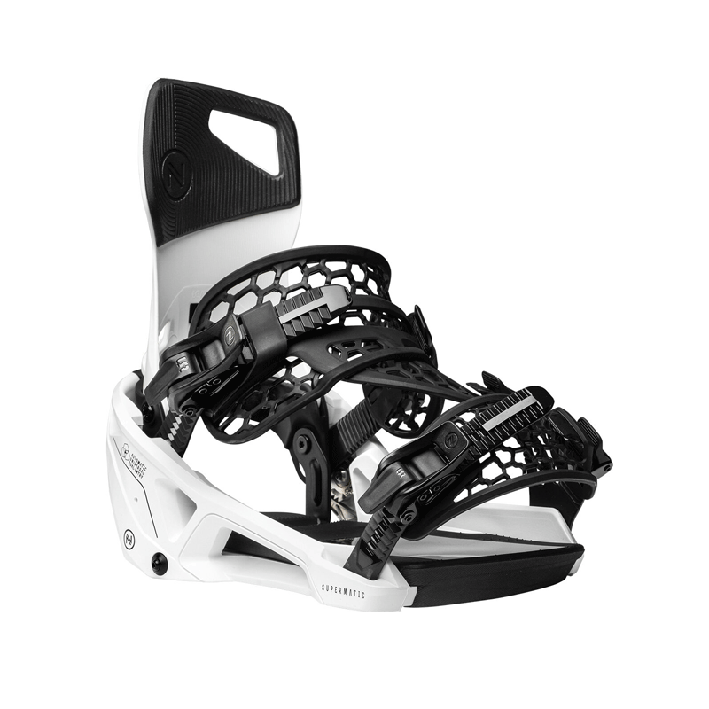 Nidecker - OG Supermatic Bindings - White NEW FOR 2026!