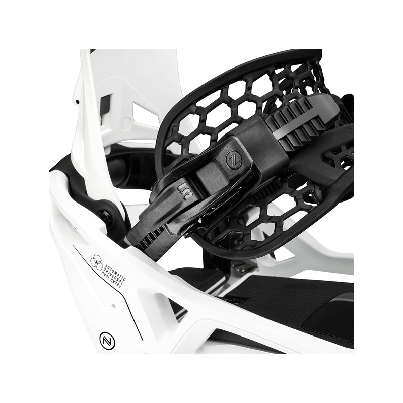 Nidecker - OG Supermatic Bindings - White NEW FOR 2026!