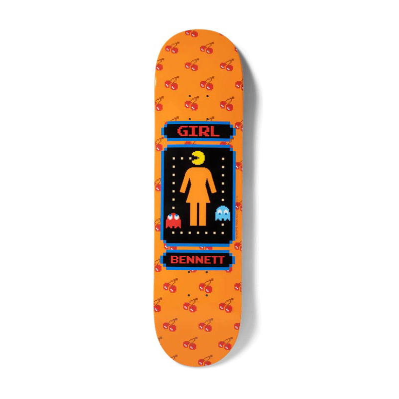 Girl - Pac-Man Niels Bennett Deck - 8.25"