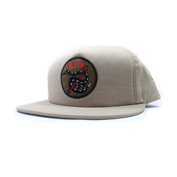 Brixton - Pierce Snapback Hat - Khaki SALE