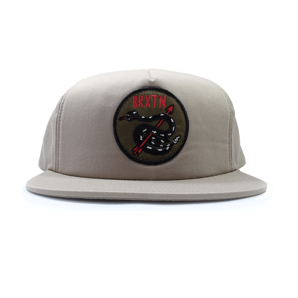 Brixton - Pierce Snapback Hat - Khaki SALE