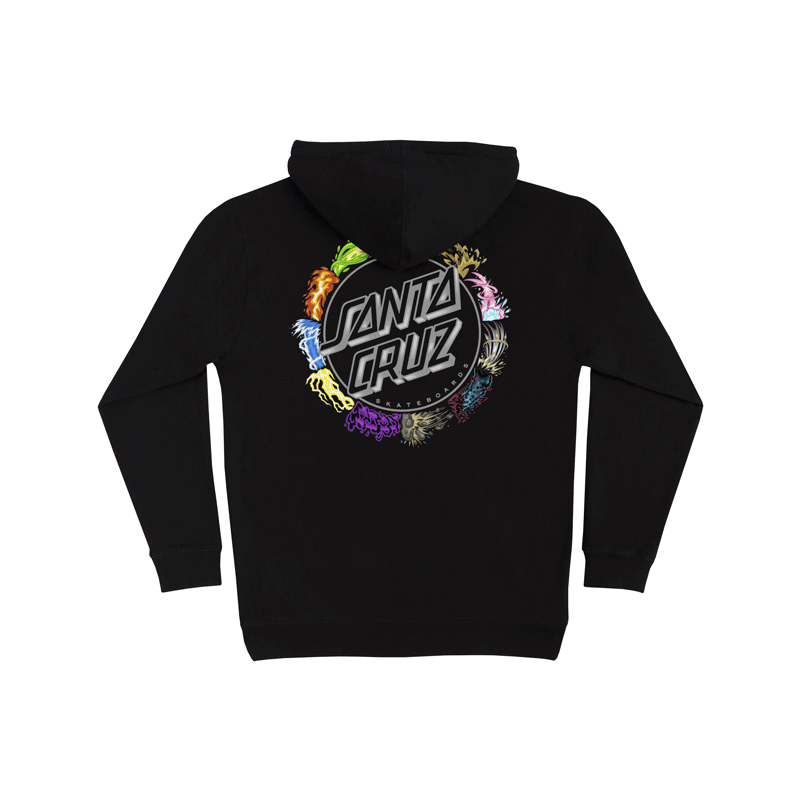 Santa Cruz - Pokemon Power Dot Hoodie - Black