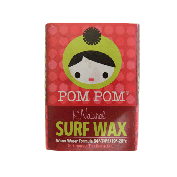 Pom Pom - Eco Surf Wax All Natural Warm Water Surfboard Wax