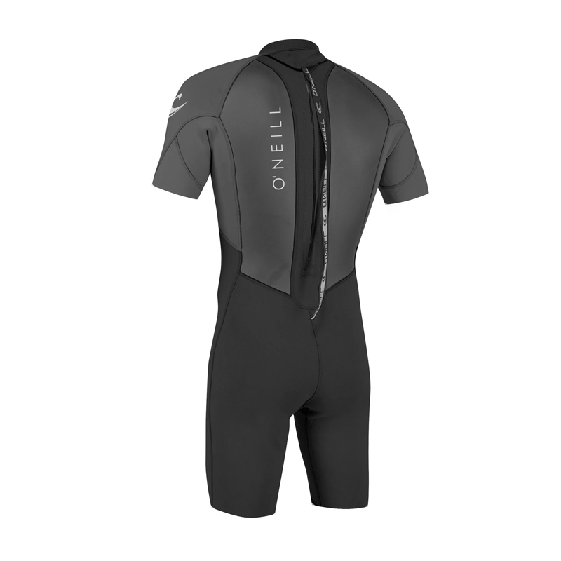 O'Neill - Reactor 2 2mm Back Zip Spring Shorty Wetsuit - Black/Graphite