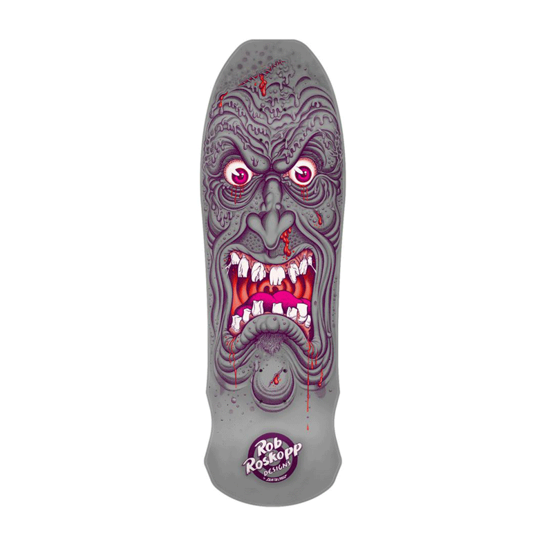 Santa Cruz - Roskopp Reissue Florian Deck Grey/Purple - 9.5"