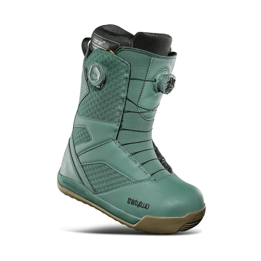 32 (ThirtyTwo) - STW Double Boa Boots - Green/Gum NEW FOR 2025