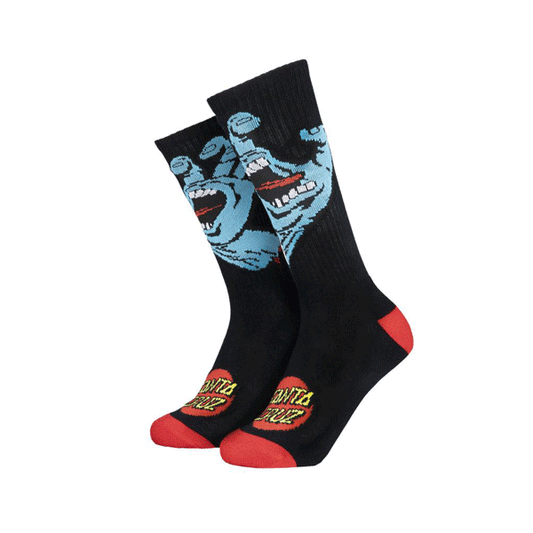 Santa Cruz - Screaming Hand Socks - Black