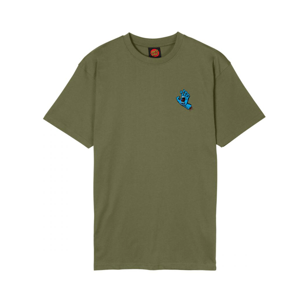 Santa Cruz - Screaming Hand T-Shirt - Deep Olive