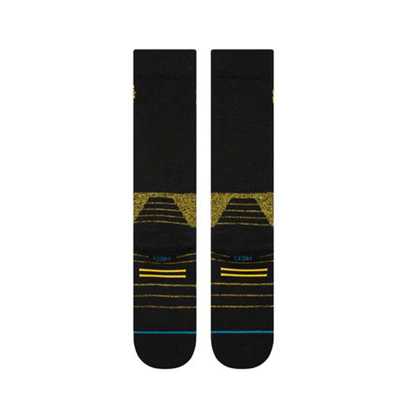 Stance Shaolin Slums OTC Snowboard Socks Black/Yellow NEW FOR 2025 SALE