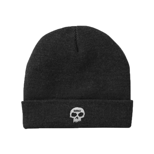 Zero - Single Skull Embroidered - Black