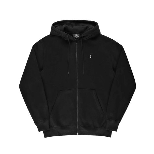 Volcom - Single Stone Zip Hoodie - Black SALE