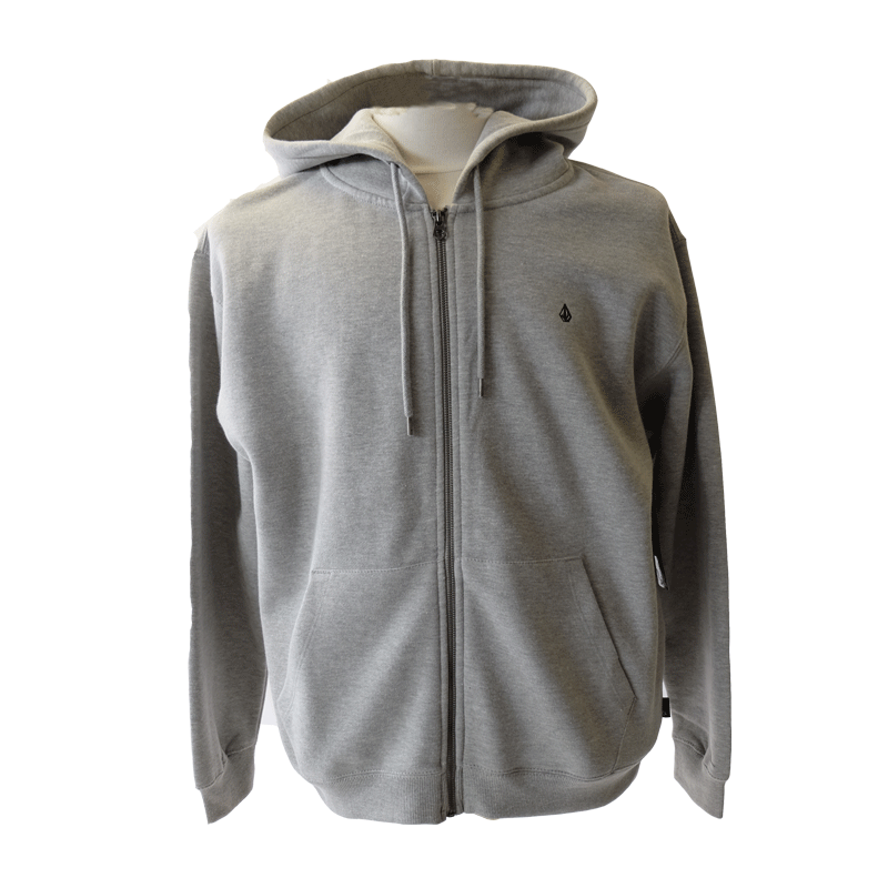 Volcom - Single Stone Zip Hoodie - Heather Grey SALE